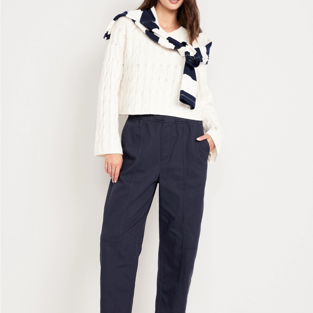 Old Navy High Waisted Barrel Pants